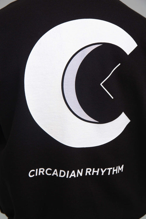 CR Logo Black Sweater Back Zoom