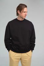CR Logo Black Sweater Front
