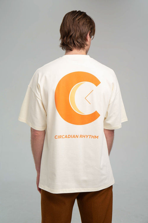 CR Logo Cream T-shirt Back