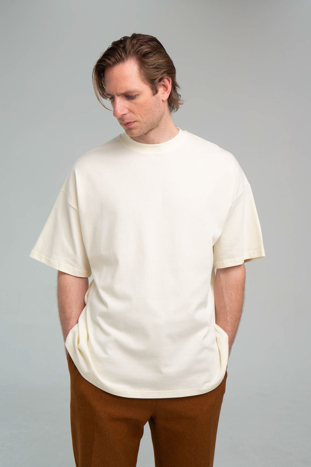 CR Logo Cream T-shirt Front