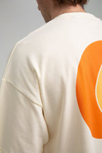 CR Logo Cream T-shirt Shoulder Zoom