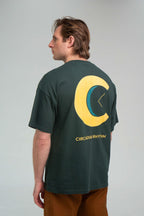 CR Logo Green T-shirt Back Angle