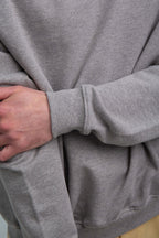 CR Logo Grey Sweater Sleeve Zoom