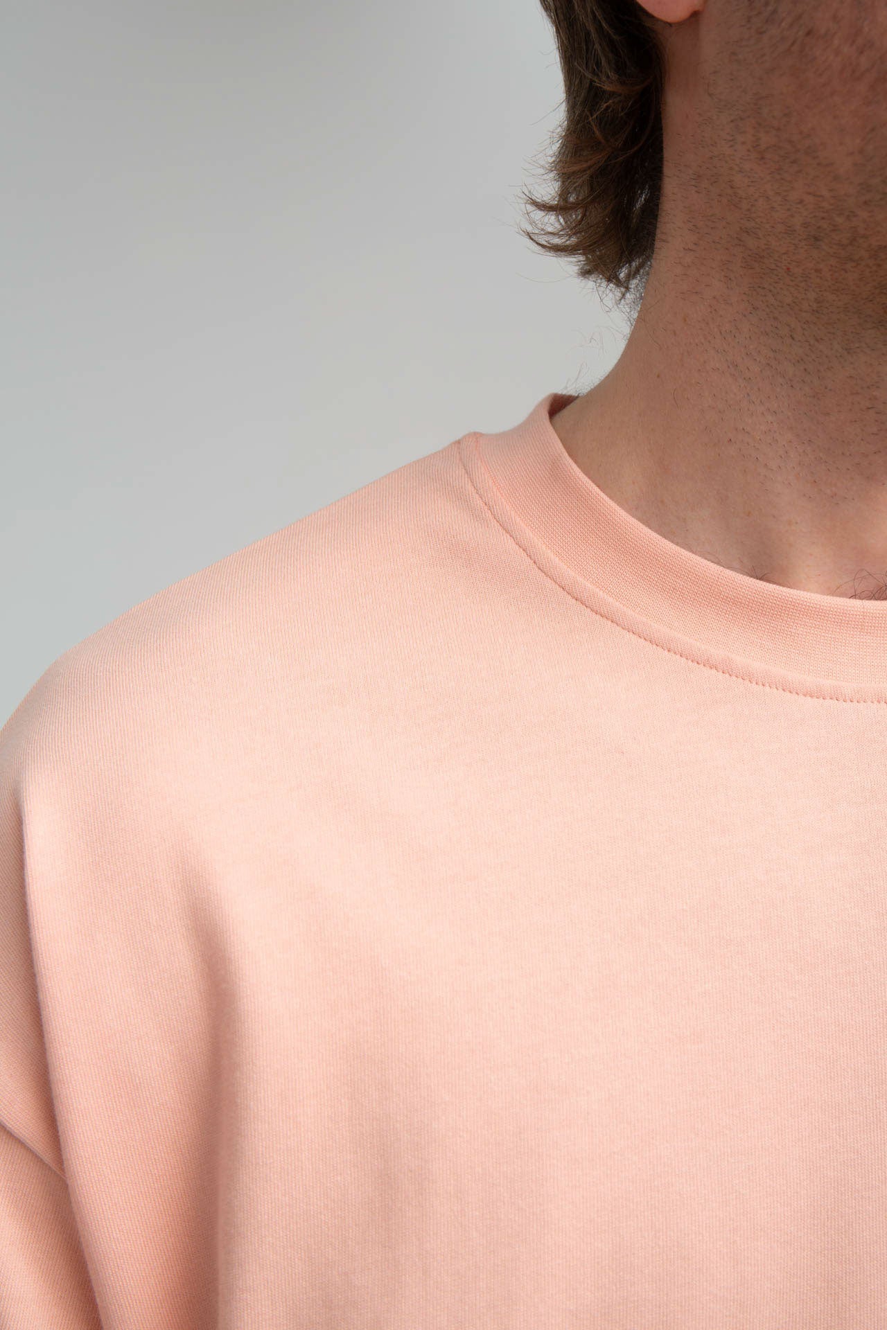 CR Logo Pink T-shirt Front Neck Zoom