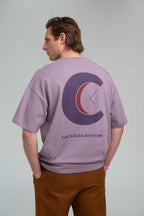 CR Logo Purple T-shirt Back Angle