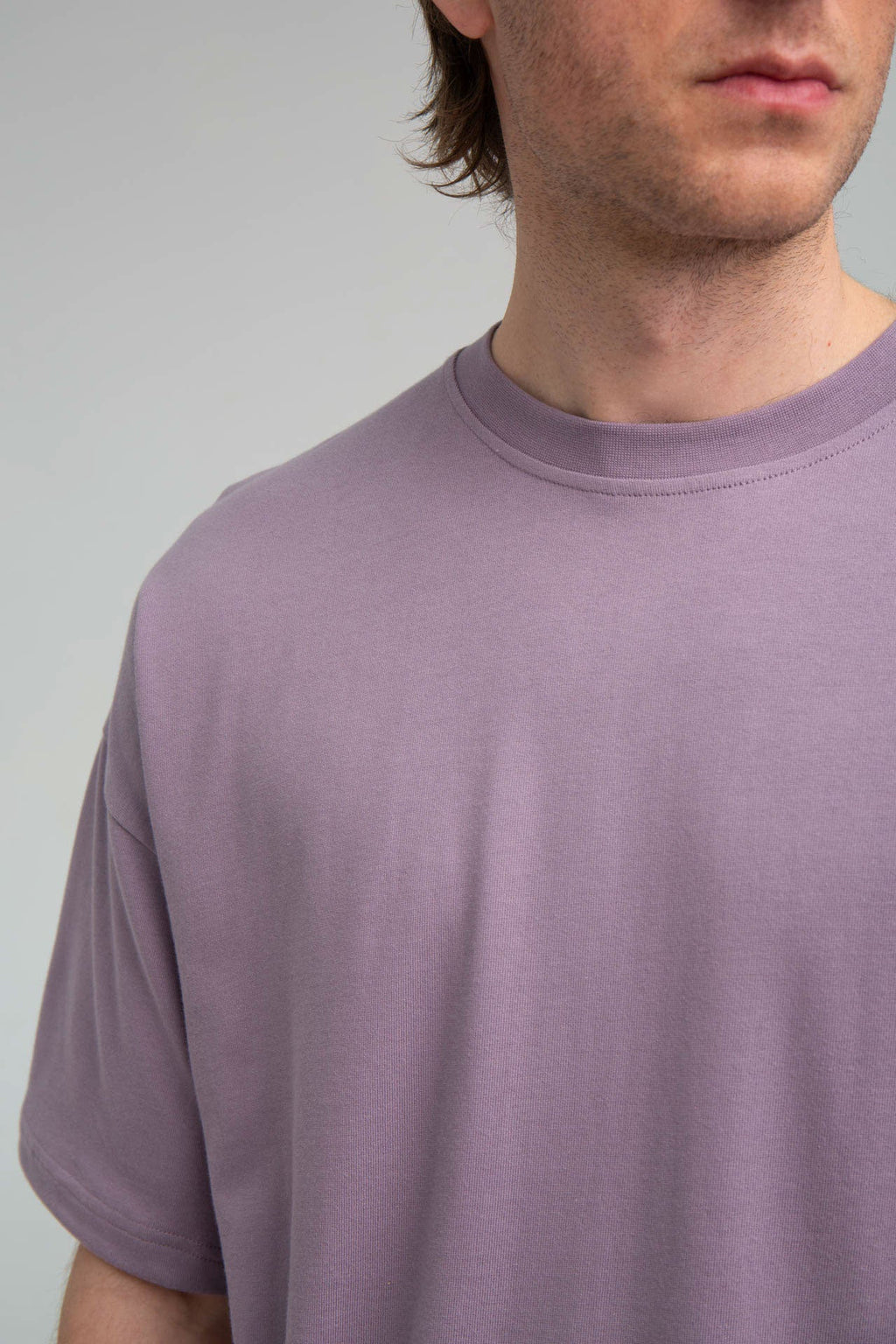 CR Logo Purple T-shirt Neck Zoom