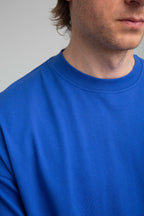 DOPA Blue T-shirt Front Neck Zoom