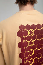 DOPA T-shirt Sand Back Neck Zoom